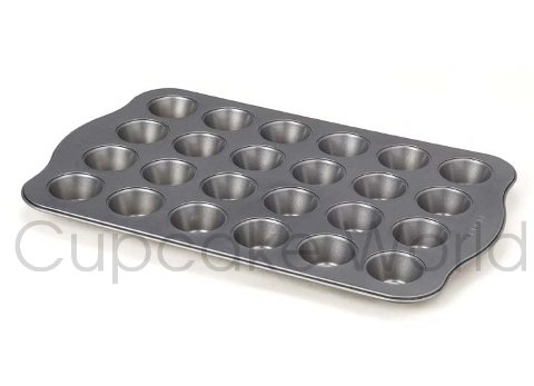24 CUP CUPCAKE MUFFIN TRAY PAN TIN NON STICK MINI 24 CUP CUPCAKE MUFFIN TRAY PAN TIN NON STICK MINI