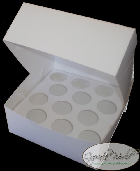 12 HOLE PETIT MUFFIN CUPCAKE CARRIER BOX - SET OF 2 12 HOLE PETIT MUFFIN CUPCAKE CARRIER BOX - SET OF 2