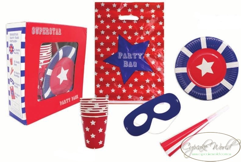ROBERT GORDON RED SUPERSTAR PARTY PACK CUP BLOWERS BAG ROBERT GORDON RED SUPERSTAR PARTY PACK CUP BLOWERS BAG