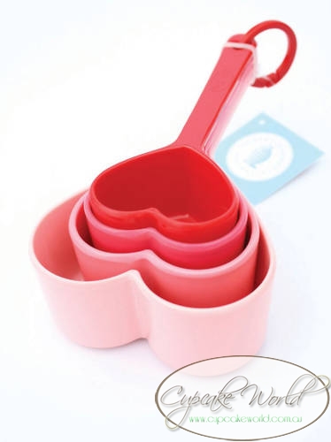 SWEET!! ROBERT GORDON PINK HEARTS MEASURING CUPS SET SWEET!! ROBERT GORDON PINK HEARTS MEASURING CUPS SET