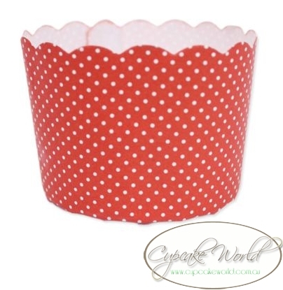 ROBERT GORDON RED DOTS MUFFIN / CUPCAKE CASES X 50 ROBERT GORDON RED DOTS MUFFIN / CUPCAKE CASES X 50